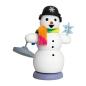 Preview: Räuchermann Schneemann mit Eisstock