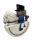 Preview: Olbernhauer Reiterlein Husar blau 14 cm