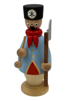 Räuchermann Bergmann blau 9 cm