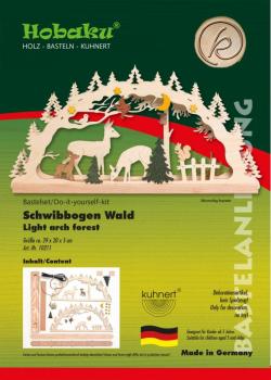 Bastelset Schwibbogen Wald