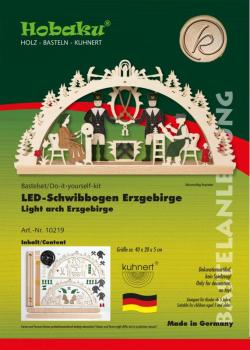 Bastelset Schwibbogen Bergmänner Erzgebirge