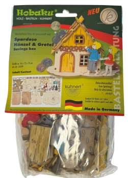 Bastelset Spardose Hänsel und Gretel