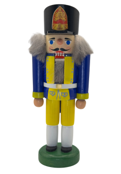 Nussknacker Grenadier blau 14 cm