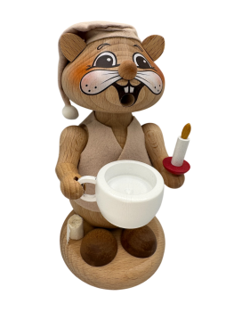 Räuchermann "Nachtwandler" 19 cm