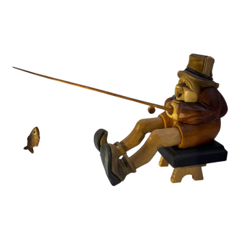 Räuchermann Angler 24 cm