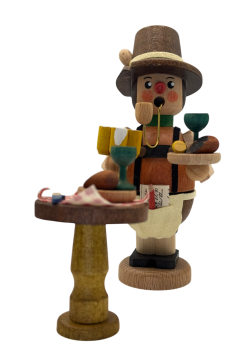 Räuchermännchen Biertrinker - 14 cm
