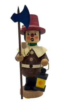 Räuchermännchen Nachtwächter braun - 14 cm