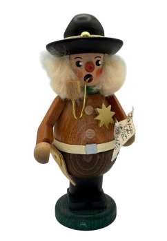 Räuchermännchen Sheriff - 14 cm