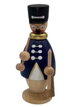 Räuchermann Soldat blau 9 cm