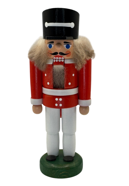 Nussknacker Husar rot/weiss 14 cm