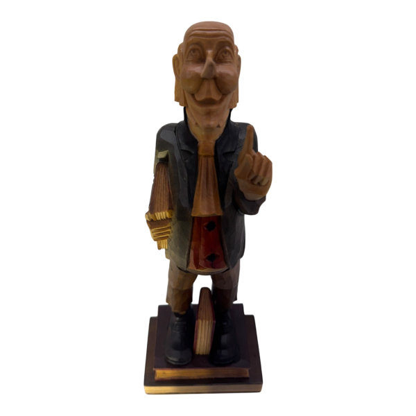 Lehrer auf Büchern 38 cm