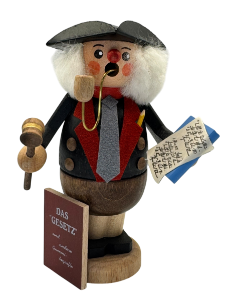 Räuchermännchen Advokat - 14 cm