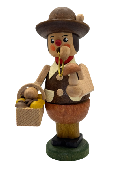 Räuchermännchen Pilzsucher - 14 cm