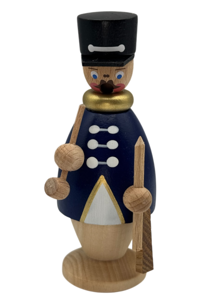 Räuchermann Soldat blau 9 cm