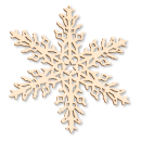 Fensterbild Schneeflocke