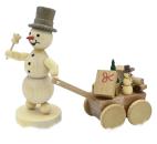 Schneemann als Spielzeughändler