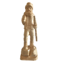 Jäger mit Gewehr natur 26 cm