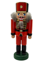 Nussknacker Soldat rot 14 cm