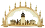 Schwibbogen Bergkirche 70 cm