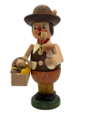 Räuchermännchen Pilzsucher - 14 cm